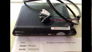 AT T U-Verse TV equipment to send back to AT T when you cancel U-Verse