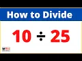 10 divided by 25 10 25