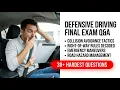 2026 Defensive Driving Final Exam 50 Real Questions and Answers to Pass Fast and Easy