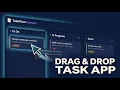 Build a Drag Drop Kanban Board with JavaScript JS Project