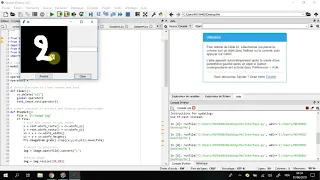 Interface for testing Handwritten Digit Recognition - tkinter