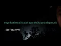 Download Lagu Salah apa aku (mizo) Lyrics by f₹³đÿ łřšá