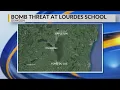 UPDATE Police presence was for bomb threat at Lourdes School