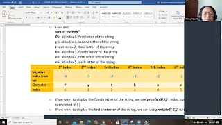 CIS30A Unit 4 Lecture String Methods in Python