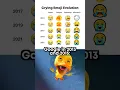 Crying emoji evolution