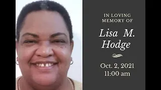 In Loving Memory of Lisa M Hodge Oct 2 2021