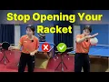 Why your Forehand Loop vs Backspin Goes in the Net or Long And How to Fix It