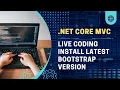 Tutorial - Update your Bootstrap Version in a NET Core C Web App