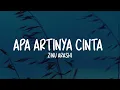 Zinu Arashi - Apa Artinya Cinta (Lirik Lagu)