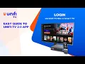 HOW TO LOGIN TO UNIFI TV 2 0 APP UNIFI TV BOX SMART TV