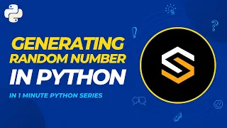 Python Tutorial for Beginners Random Number Generator