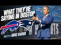 What they re saying in NEW ENGLAND about the BILLS vs PATRIOTS w MIKE GIARDI