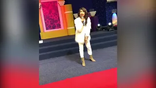 tonto dikeh minister to a 7 000 congregation at enlightened christian gathering in south africa