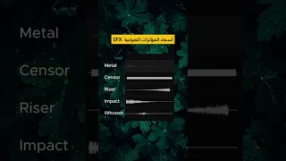 أسماء المؤثرات الصوتية Sfx Soundeffects Videoediting Capcut 