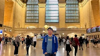 Travel Vlog From Waterbury Connecticut to Grand Central New York l Train Experience in USA
