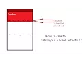 Tab layout with swipe view or swipe activity android part-1