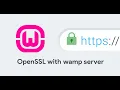 https How to setup and enable HTTPS with SSL on wamp server virtual host