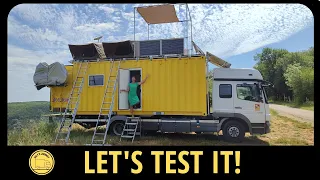 diy container home camper vs 1 million earthroamer sx expedition truck