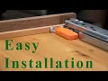 How to Install Undermount Drawer Glides - Blum Tandem Soft Close Drawer Slide