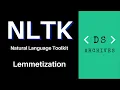 Part - 7 How to perform Lemmetization using NLTK with python Natural Language Toolkit Tutorial