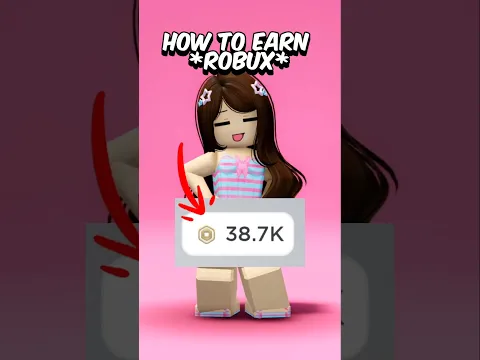 How to EARN ROBUX! #roblox #robux #free #customuse