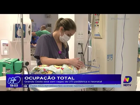 Ocupação total: Grande Oeste está sem vagas de UTI pediátrica e neonatal