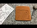 How to transfer a tooling pattern onto leather