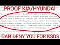PROOF KIA HYUNDAI CAN DENY YOUR ENGINE REPLACEMENT FOR NOT HAVING THE KSDS INSTALLED