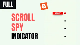 FULL How To Design A Responsive Scroll Spy Indicator Using HTML CSS JavaScript