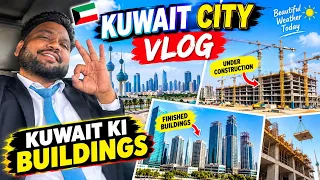 Kuwait Driver Life | Beautiful Buildings & Kuwait City Tour | Indian Driver Vlog #kuwaitcity 