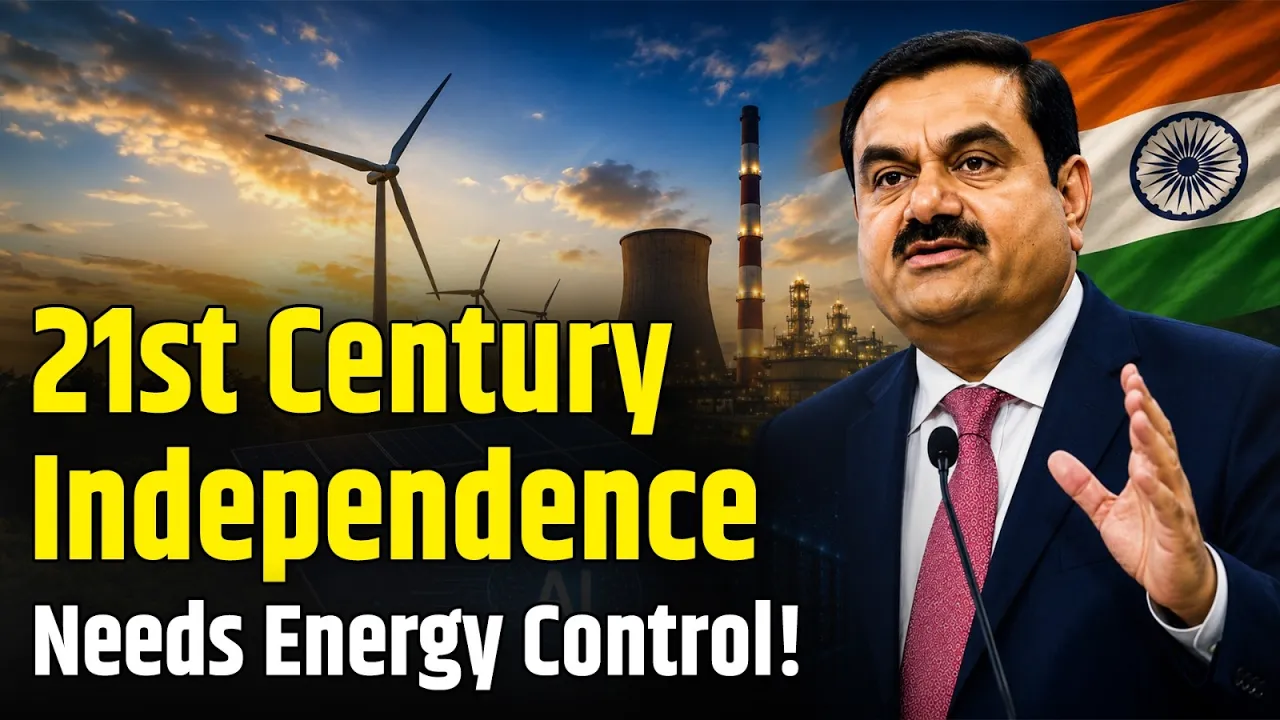 21st Century Independence Depends on Energy & Tech Control | Gautam Adani | Adani Group