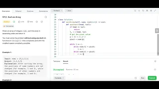 Sort an Array - Leetcode 912