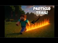 How to make particle trails in Minecraft Bedrock edition