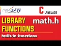 C Programming Built in functions Library Functions