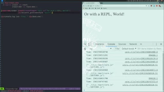 ClojureScript CIDER REPL and figwheel integration example