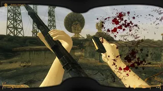 Fallout NV - Crazy Crazy Crazy Black Mountain Dish Explosion Restored