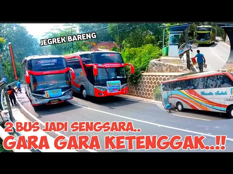 Download MP3 TELAT OPER GIGIK ‼️DUA BUS KETENGGAK DI TENGAH TANJAKAN !BIKIN SENGSARA BUS DI SAMPING NYA