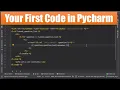 First Python program in PyCharm