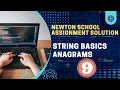 Newton school Anagrams string interview questions in java Java top String questions