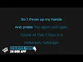 Brandon Lake - Gratitude (Karaoke Version)