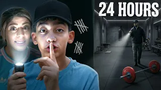 Surviving in a GYM for 24 Hours Straight