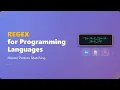 Regex for Programming Languages Master Syntax Pattern Matching