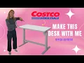 UNBOXING The COSTCO Tresanti Adjustable Desk Life changing