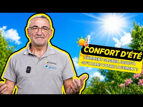 Regardez Canicule, fortes chaleurs : comment gagner jusqu'à -10°C dans vos combles sans climatisation ? sur YouTube.
