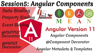 Angular11 Session5 Angular Components Decorators Metadata Data Binding Input Output Decorators