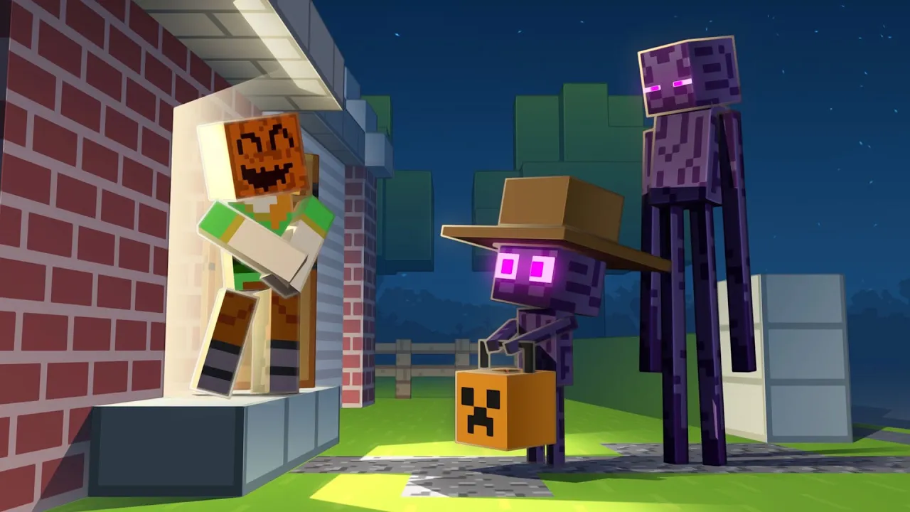 Enderman Trick-or-Treat Halloween | Jack Stauber Enderman Trick-or-Treat Halloween | Jack Stauber