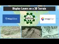 MapLibre Tutorial 03 Display Layers on a 3D Terrain