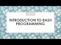 Websites to Learn Bash Programming