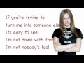 Download Lagu Avril Lavigne - Nobody's Fool - Lyrics