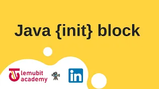Java Initialization Blocks